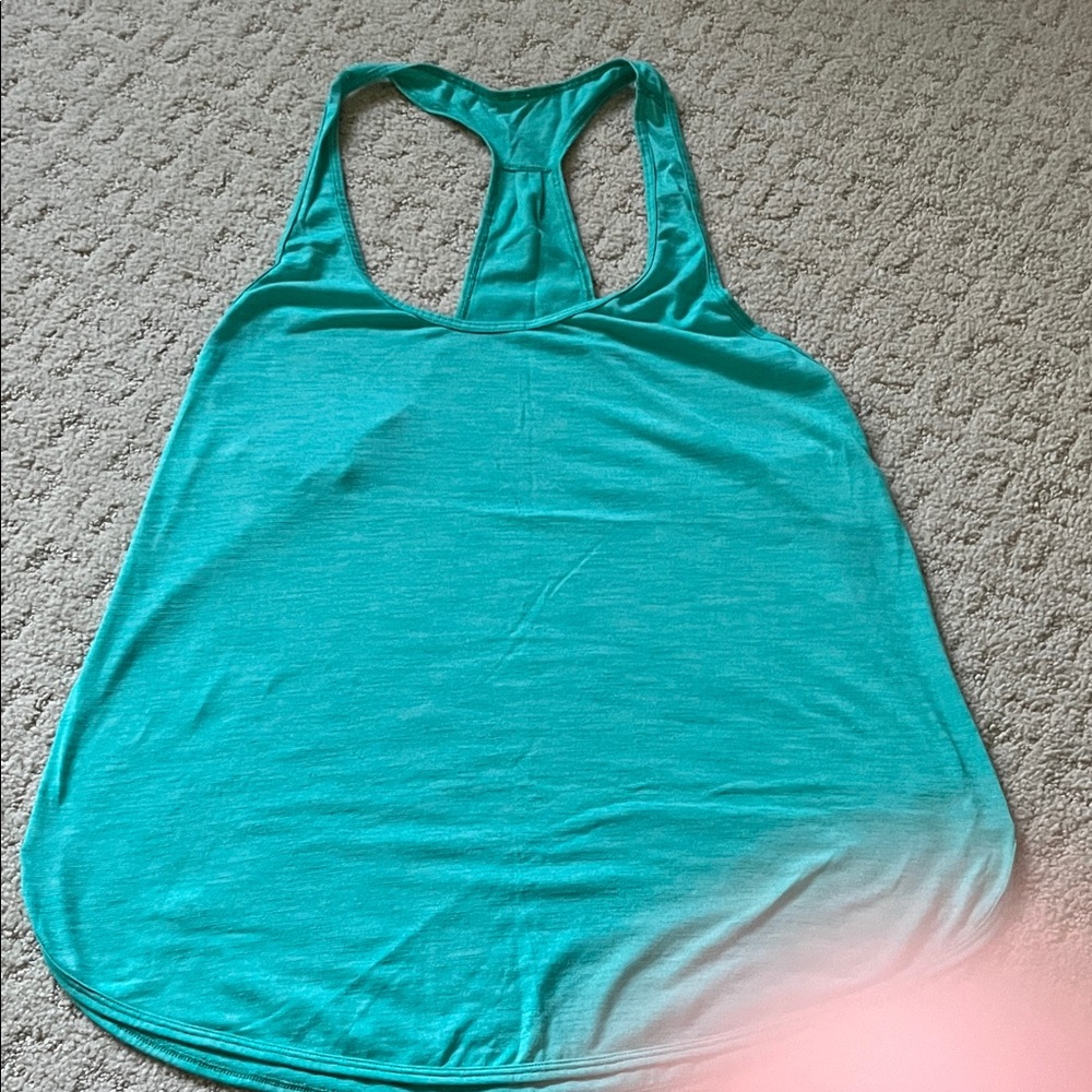 Lululemon Athletica Turquoise Racerback Tank Top